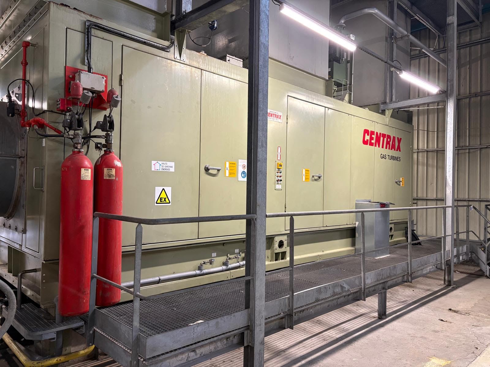Used CENTRAX CX501KB7 gas turbine package - 5067 kW - natural gas - SOLD